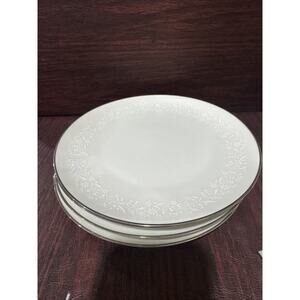 Noritake Lorelei 7541 Lot of 4 Salad Plates 8 1/4"